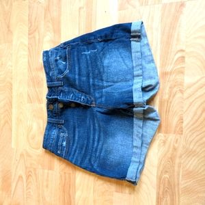 Time and tru high rise jean shorts